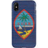 Guam Flag Dark Wood iPhone XS Pro Case
